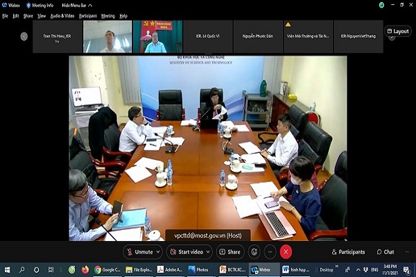 Nghiệm thu kết quả thực hiện đề tài NCKH trọng điểm cấp nhà nước thuộc Chương trình NCKH và công nghệ phục vụ BVMT và phòng tránh thiên tai